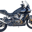 Load image into Gallery viewer, Bassani 4" Stainless Steel Slip-On Exhaust - Black 1P187SSB - Side View