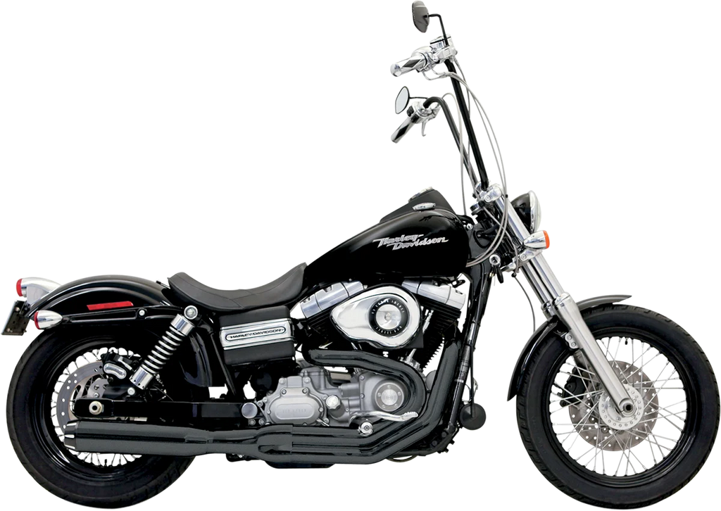 Bassani B1 2:1 Exhaust - Black 1D18RB - Main Product View