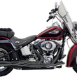 Load image into Gallery viewer, Bassani B1 2:1 Exhaust - Black 1S18RB - Back View
