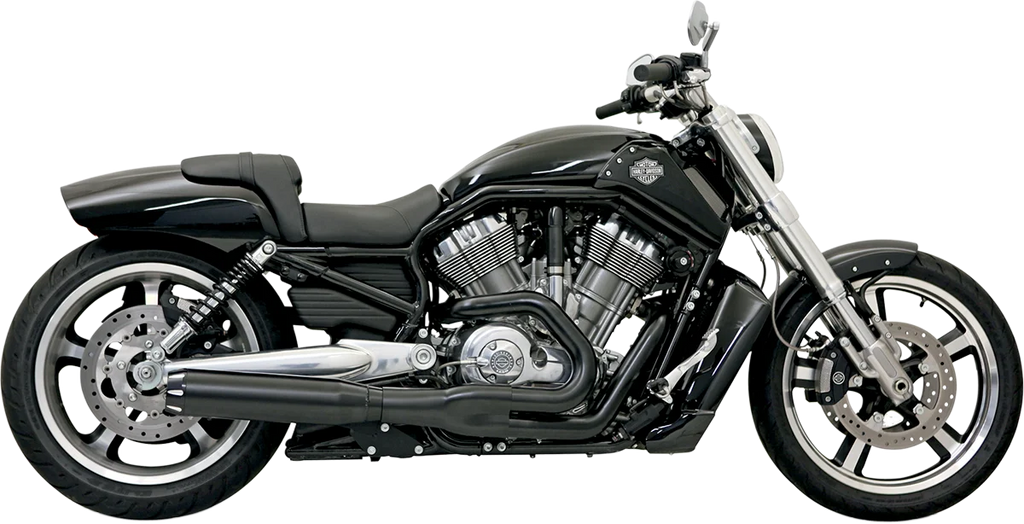 Bassani B1 2:1 Exhaust - Black 1V38RB - Main Product View