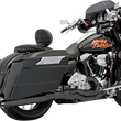 Load image into Gallery viewer, Bassani B1 2:1 Exhaust - Black FLH-777B - Main Product View
