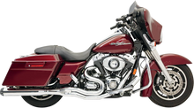 Load image into Gallery viewer, Bassani B1 2:1 Exhaust - Black FLH-777B - Side View
