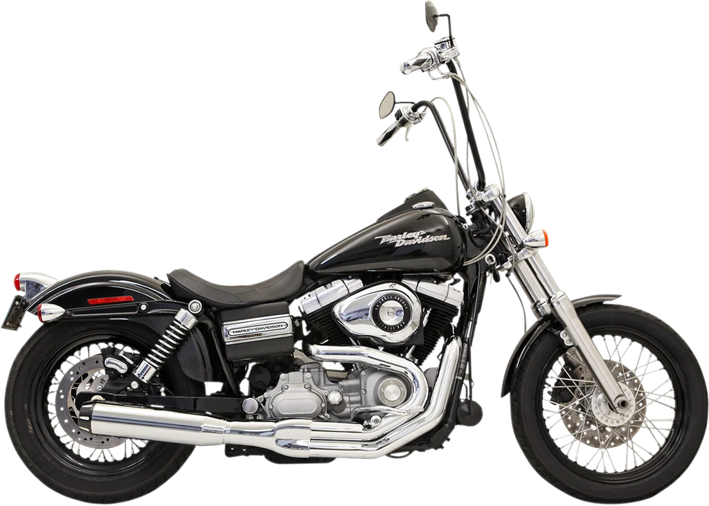 Bassani B1 2:1 Exhaust - Chrome 1D18R - Main Product View