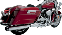 Load image into Gallery viewer, Bassani B1 2:1 Exhaust - Chrome FLH-777 - Side View