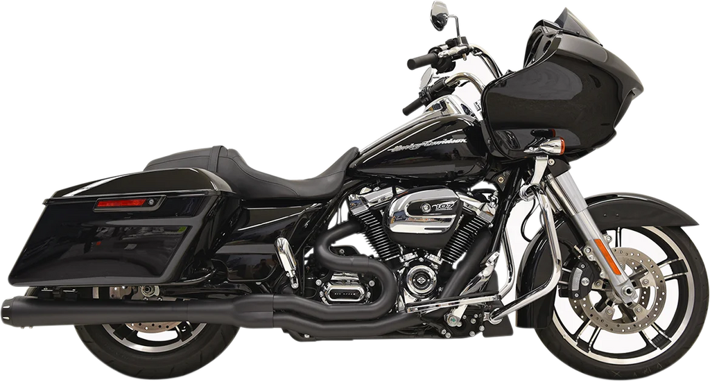 Bassani B4 2:1 Exhaust - Black - Megaphone 1F51RB - Main Product View