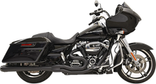 Load image into Gallery viewer, Bassani B4 2:1 Exhaust - Black - Megaphone 1F51RB - Main Product View