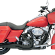 Load image into Gallery viewer, Bassani B4 2:1 Exhaust - Black - Megaphone FLH-747B - Main Product View