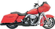 Load image into Gallery viewer, Bassani B4 2:1 Exhaust - Black - Megaphone FLH-747B - Main Product View