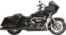 Load image into Gallery viewer, Bassani B4 2:1 Exhaust - Black - Straight Can 1F58RB - Main Product View