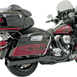 Load image into Gallery viewer, Bassani B4 2:1 Exhaust - Black - Straight Can FLH-757B - Main Product View