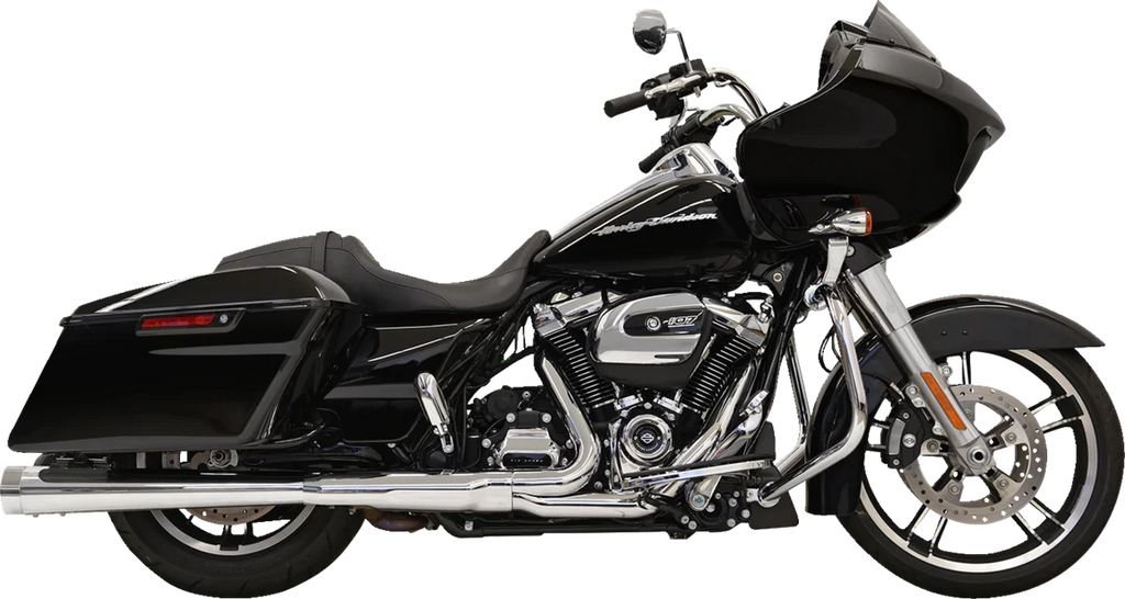 Bassani DNT Megaphone Muffler - Chrome/Black 1F572DNT5 - Main Product View