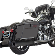 Load image into Gallery viewer, Bassani DNT Straight Can Mufflers for '95-'16 FL - Black 1F7DNT5B - Main Product View