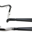 Load image into Gallery viewer, Bassani Down Under Exhaust - Black - Megaphone 1F66RB - Side View