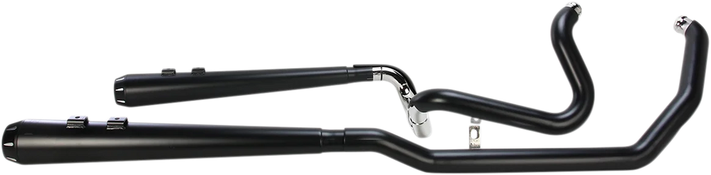 Bassani Down Under Exhaust - Black - Megaphone 1F66RB - Main Product View