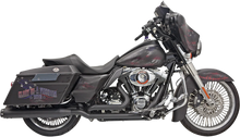 Load image into Gallery viewer, Bassani Down Under Exhaust - Black - Straight Can 1F76RB - Main Product View