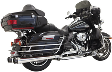 Load image into Gallery viewer, Bassani Down Under Exhaust - Black - Straight Can 1F76RB - Side View
