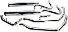 Load image into Gallery viewer, Bassani Down Under Exhaust - Chrome - Straight Can 1F76R - Side View