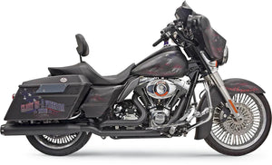 Bassani Down Under Headpipes - Black 11425A - Main Product View
