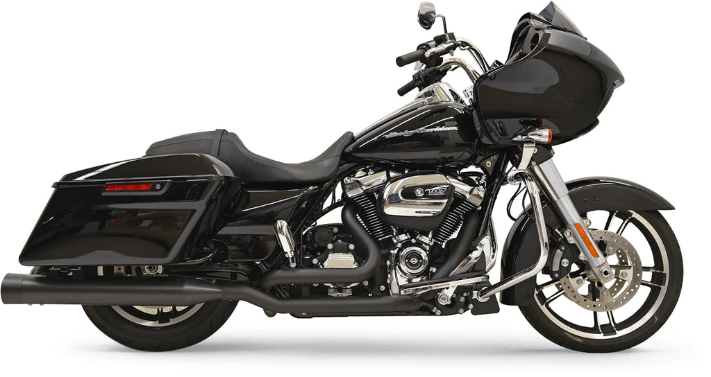 Bassani Down Under Headpipes - Black 11525A - Main Product View