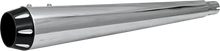 Load image into Gallery viewer, Bassani End Cap - Black - Fluted - Megaphone BELMR - Main Product View