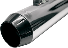 Load image into Gallery viewer, Bassani End Cap - Black - Short Megaphone ENDCAP-SMB - Side View