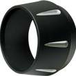 Load image into Gallery viewer, Bassani End Cap - Black - Short Megaphone ENDCAP-SMB - Detail View