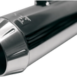Load image into Gallery viewer, Bassani End Cap - Polished - Short Megaphone ENDCAP-SM - Side View
