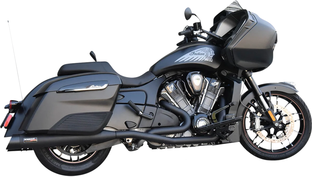 Bassani Exhaust Dual Challenger - Black 8H16SB