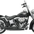 Load image into Gallery viewer, Bassani FireFlight Exhaust - Black - Softail 12123B - Main Product View