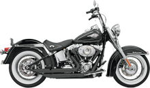 Load image into Gallery viewer, Bassani FireFlight Exhaust - Black - Softail 12123B - Main Product View