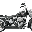 Load image into Gallery viewer, Bassani FireSweep Exhaust - Black - Softail 12123D - Main Product View
