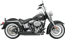 Load image into Gallery viewer, Bassani FireSweep Exhaust - Black - Softail 12123D - Main Product View