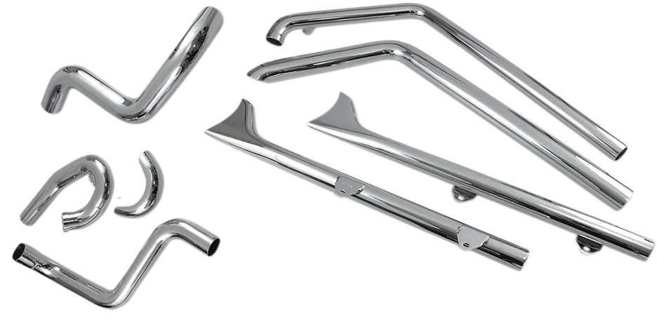Bassani Fishtail Exhaust - 30" - Softail 1S26E-30 - Main Product View