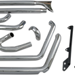 Load image into Gallery viewer, Bassani Fishtail Exhaust - 33" - Softail 1S46E-33 - Side View