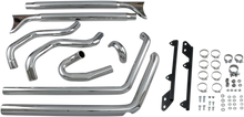 Load image into Gallery viewer, Bassani Fishtail Exhaust - 33" - Softail 1S46E-33 - Side View