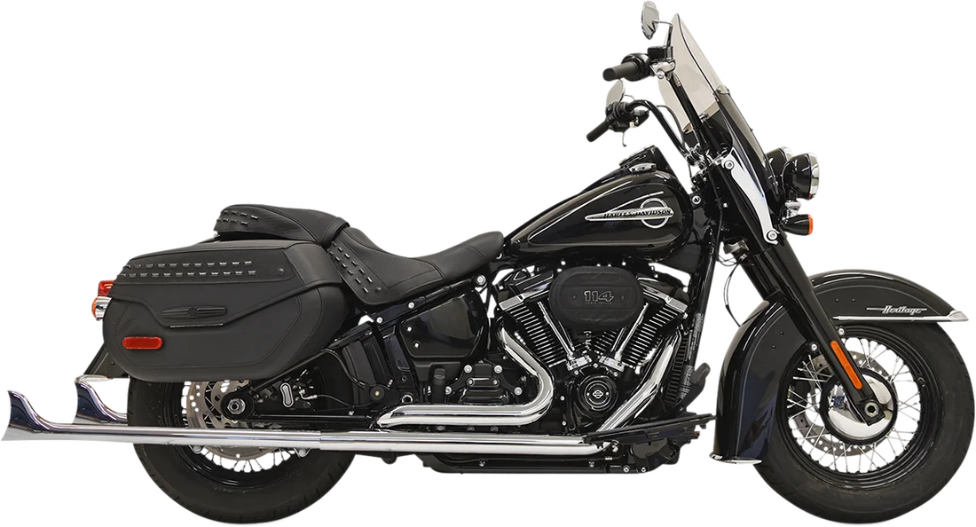 Bassani Fishtail Exhaust - 36" 1S96E-36 - Side View