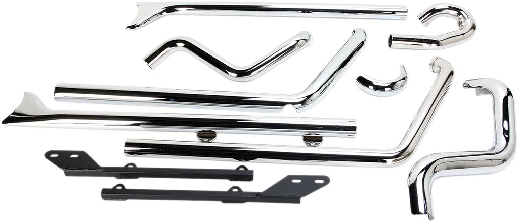 Bassani Fishtail Exhaust - 36" - Softail 1S26E-36 - Main Product View
