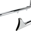 Load image into Gallery viewer, Bassani Fishtail Exhaust - 36" - Softail 1S26E-36 - Side View