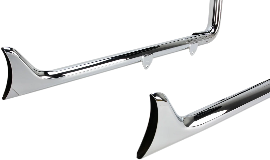 Bassani Fishtail Exhaust - 36" - Softail 1S26E-36 - Side View