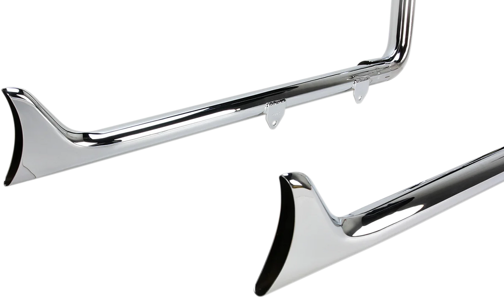 Bassani Fishtail Exhaust - 36" - Softail 1S26E-36 - Side View