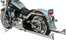 Load image into Gallery viewer, Bassani Fishtail Exhaust - 36" - Softail 1S46E-36 - Side View