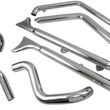 Load image into Gallery viewer, Bassani Fishtail Exhaust with Baffle - 33" - Softail 1S66E-33 - Main Product View