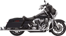 Load image into Gallery viewer, Bassani Fishtail Mufflers - Chrome - w/out Baffle - 33" - '95-'16 Touring 1F17E33 - Main Product View