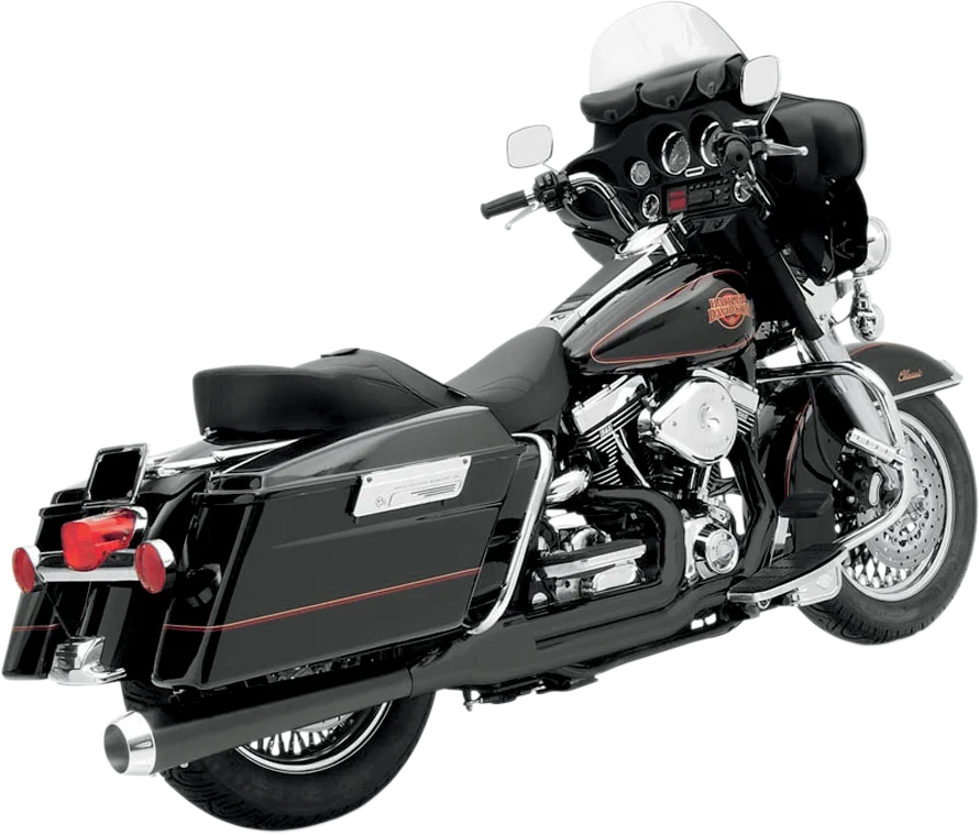 Bassani Heat Shield Set - Black HS-FLH-637CLB - Main Product View
