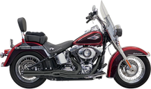 Load image into Gallery viewer, Bassani Mega Power Exhaust - Black - Short - FXS/FLS 1S12RB - Main Product View