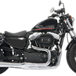 Load image into Gallery viewer, Bassani Mega Power Exhaust - Chrome - Short - '04-'13 XL with Mid/Forward Controls 1X22R - Main Product View