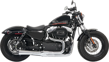Load image into Gallery viewer, Bassani Mega Power Exhaust - Chrome - Short - '04-'13 XL with Mid/Forward Controls 1X22R - Main Product View