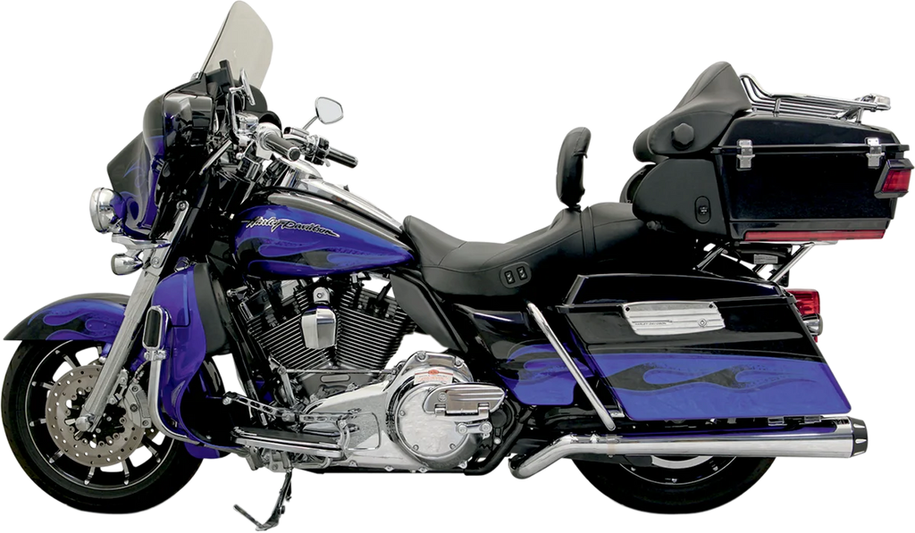 Bassani Mega Power Pseudo Muffler - Chrome - '09 - '20 FL 1F49R