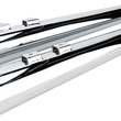 Load image into Gallery viewer, Bassani Megaphone Mufflers - Chr/Blk - Fluted - Performance Baffle FLH-517RL - Main Product View
