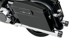 Load image into Gallery viewer, Bassani Megaphone Mufflers - Chr/Pol - Tapered - Performance Baffle FLH-517L - Side View